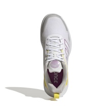 adidas Tennisschuhe Defiant Speed Allcourt weiss/gelb/lila Damen